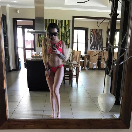 Asti Anna Dziuba in a swimsuit