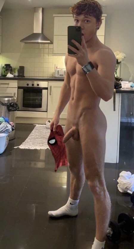 Tom Holland Naked without panties