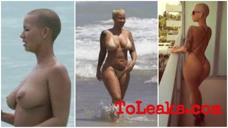 Amber Rose naked breasts