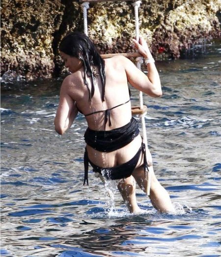 Michelle Rodriguez lit up