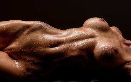 Beautiful naked female body