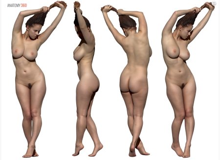 Female body from different angles