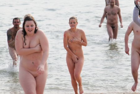 Naturist families are naked