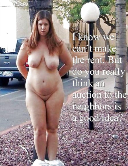 Naked bbw on the street photo