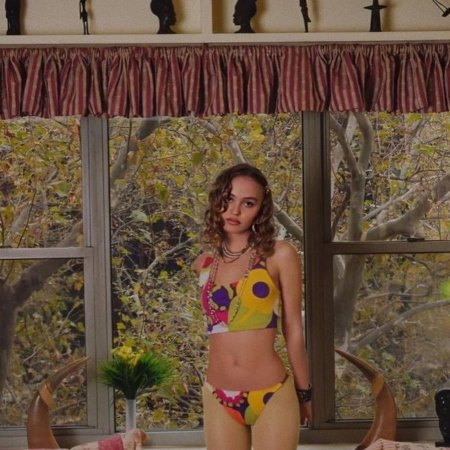 Lily-Rose Melodi Depp in a swimsuit