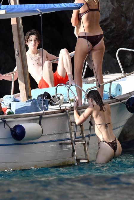 Lily-Rose Depp in a swimsuit