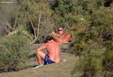 Damage in the dunes of Maspalomas