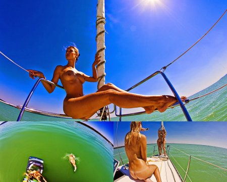 Erotic trip on the yacht