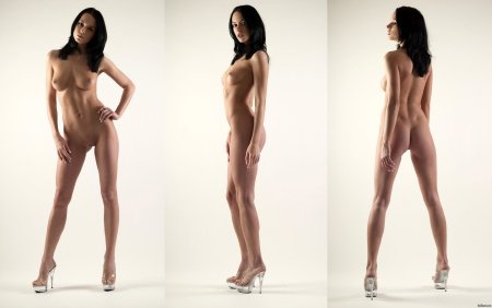 The perfect body of a girl without clothes