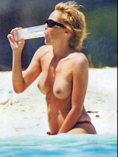 Sharon Stone Topless at 40