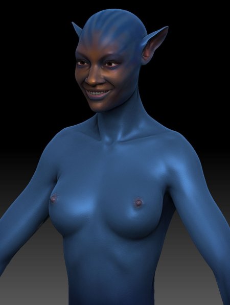 Zoe Saldana Avatar Naked