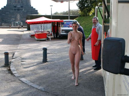 Naked ladies in public places