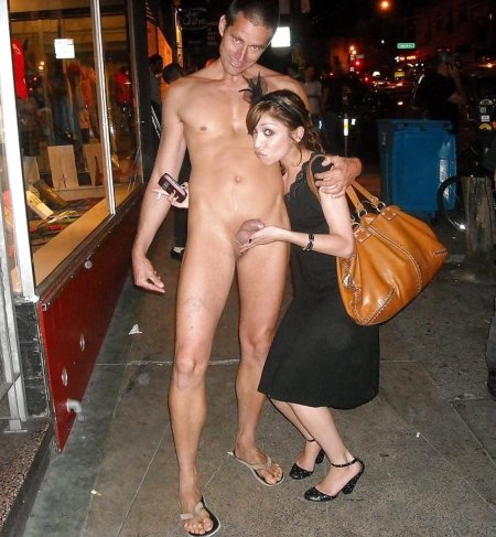 Naked women and guys in public
