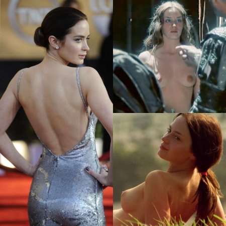Emily Blunt in Lower Lingerie