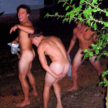 Naked guys in the country in the nature of VK