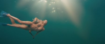 Beautiful naked under water