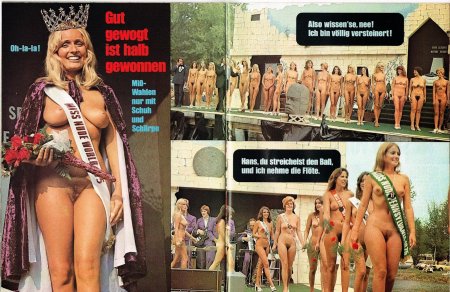 Beauty contest retro nude
