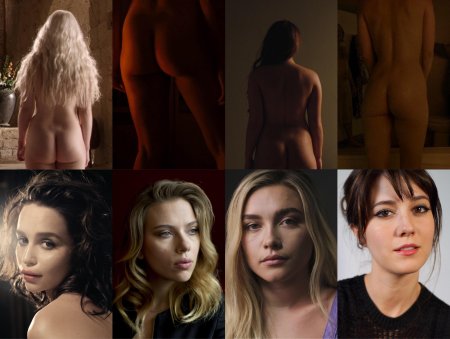 Scarlett Johansson and Elizabeth Olsen hot naked