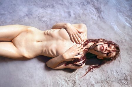 Fashion model Irina Telicheva