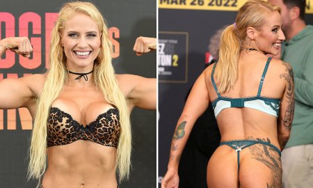 Ebani Bridges striptease