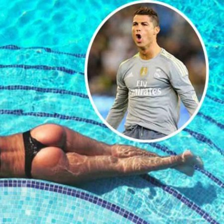 Ronaldo's wife is bare