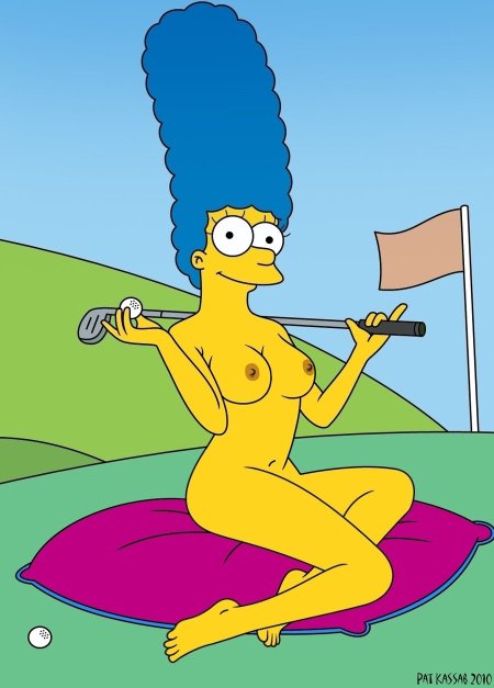 Naked Marge Simpson from Simpsons