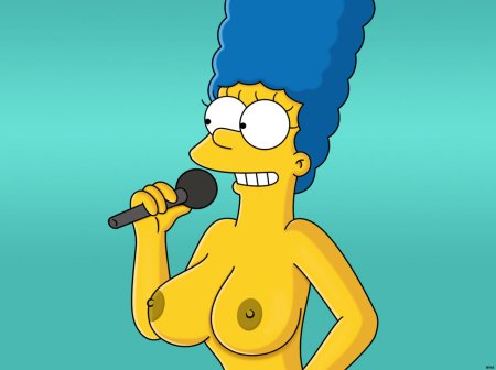 Naked boobs Marge Simpson