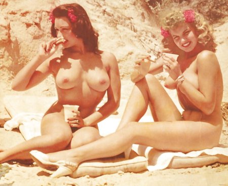 Beautiful retro nudist