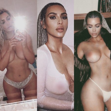 Kim Kardashian-Uest is naked