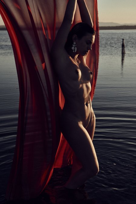 Black girls are resting nude