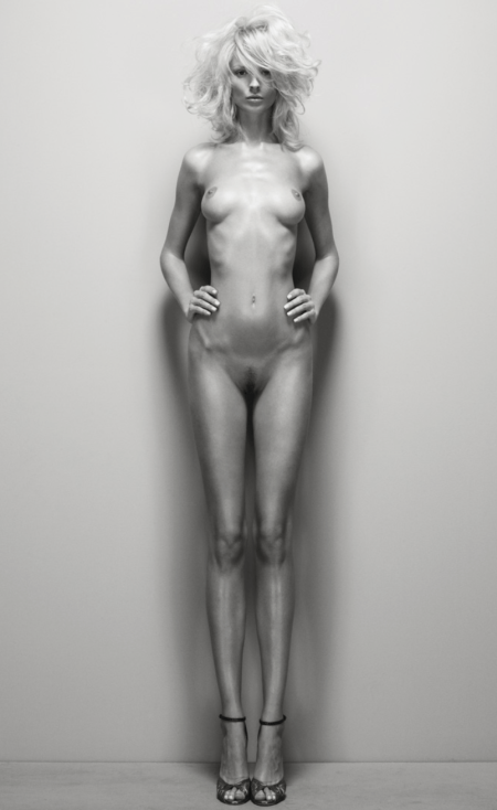 Photo shoot nude thin flat