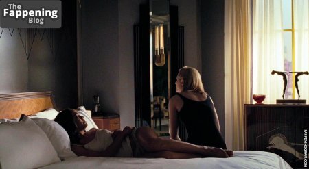 Luggling naked Tessa Thompson