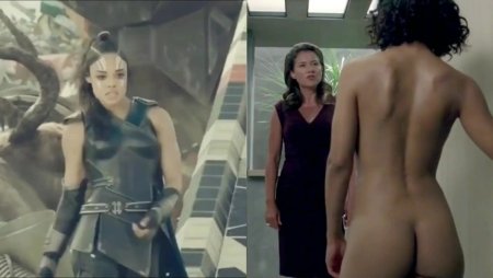 Tessa Thompson naked people in black