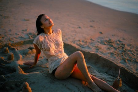 Natalie Kelly in a magazine