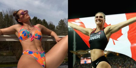 Canadian jumping jacket Alisha Newman