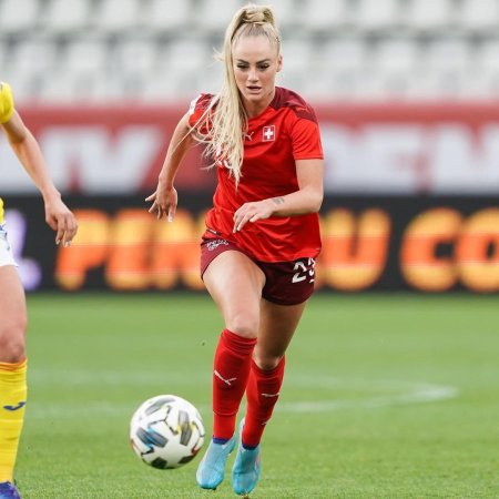 Swiss football player Alisha Lemann