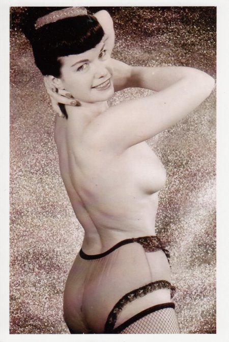 Betty Page without panties