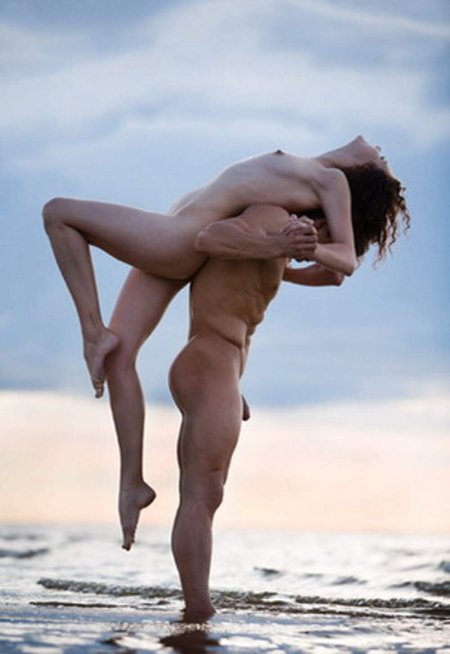 Photo shoots of naked men and women