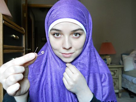 Cum on Muslim in a hijab