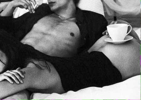 Good morning man in bed