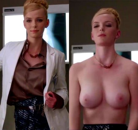 Betty Gilpin naked chest