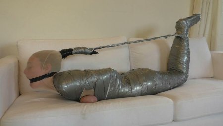 Bondage mummification of BDSM