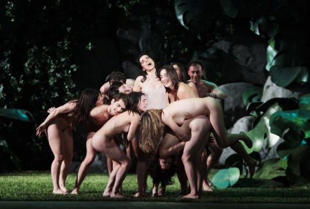 Erotic scenes in the theater