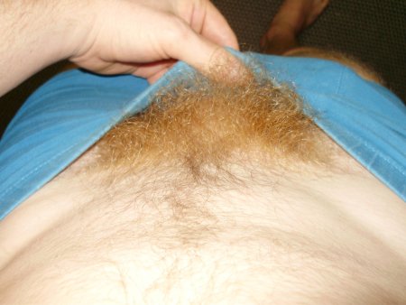Light pubic hair