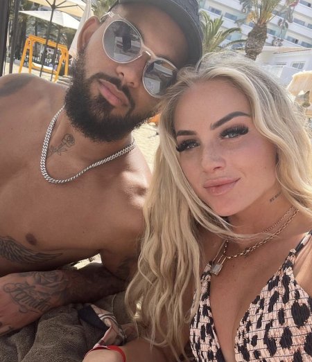 Alisha Lehmann and Douglas Luis